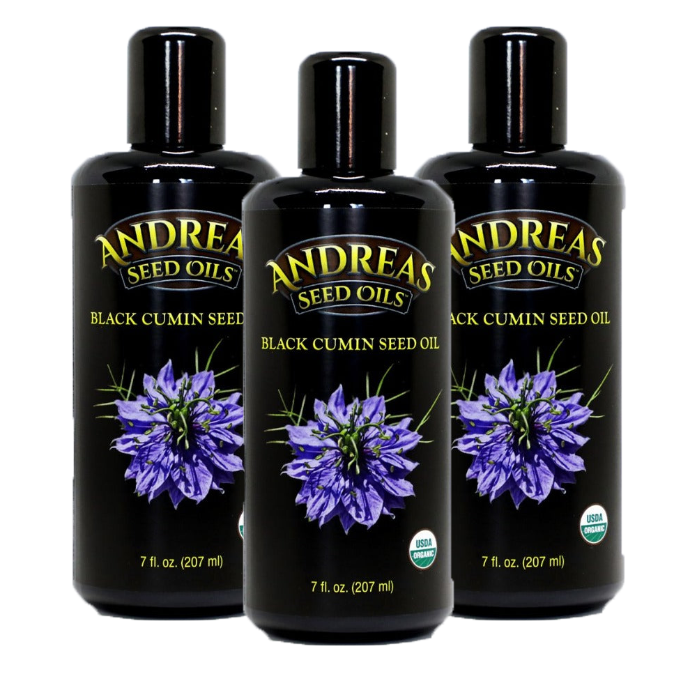 3 Bottles - Organic Black Cumin Seed Oil