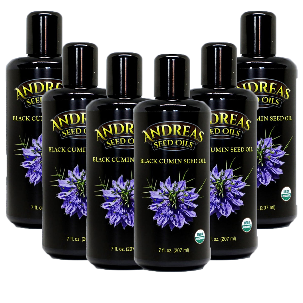6 Bottles - Organic Black Cumin Seed Oil